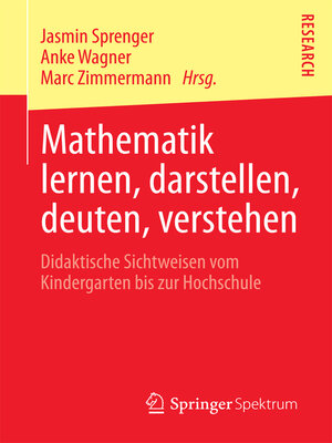 cover image of Mathematik lernen, darstellen, deuten, verstehen